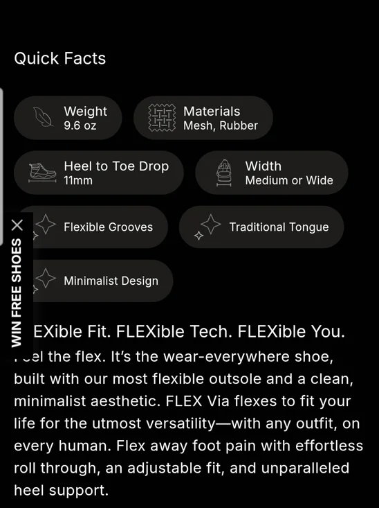 Kuru Flex Via Jet Black/Bright White - Picture 15 of 16